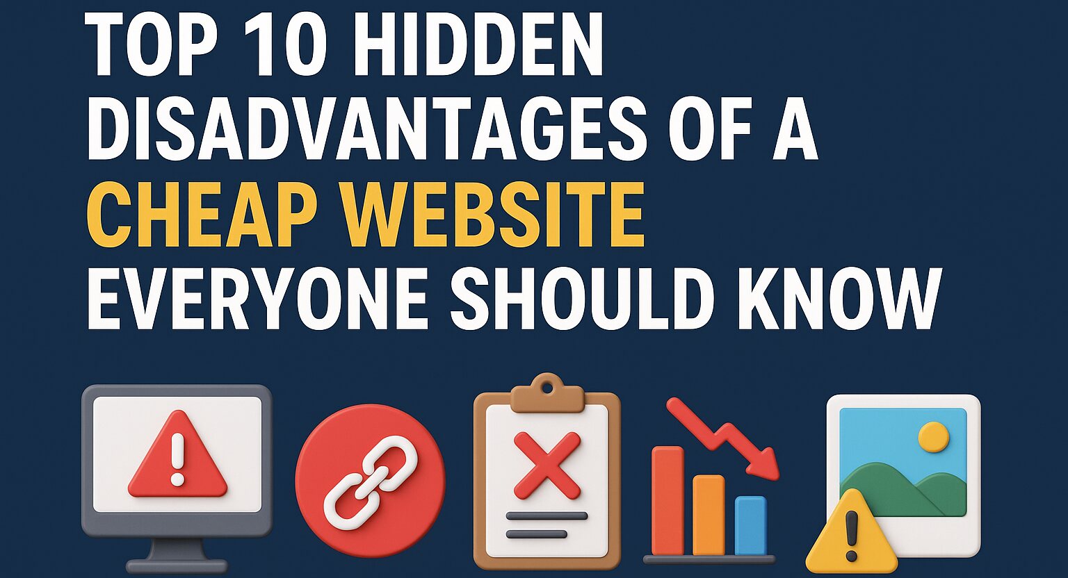 Top 10 Hidden Disadvantages of a Cheap Website Everyone Should Know
